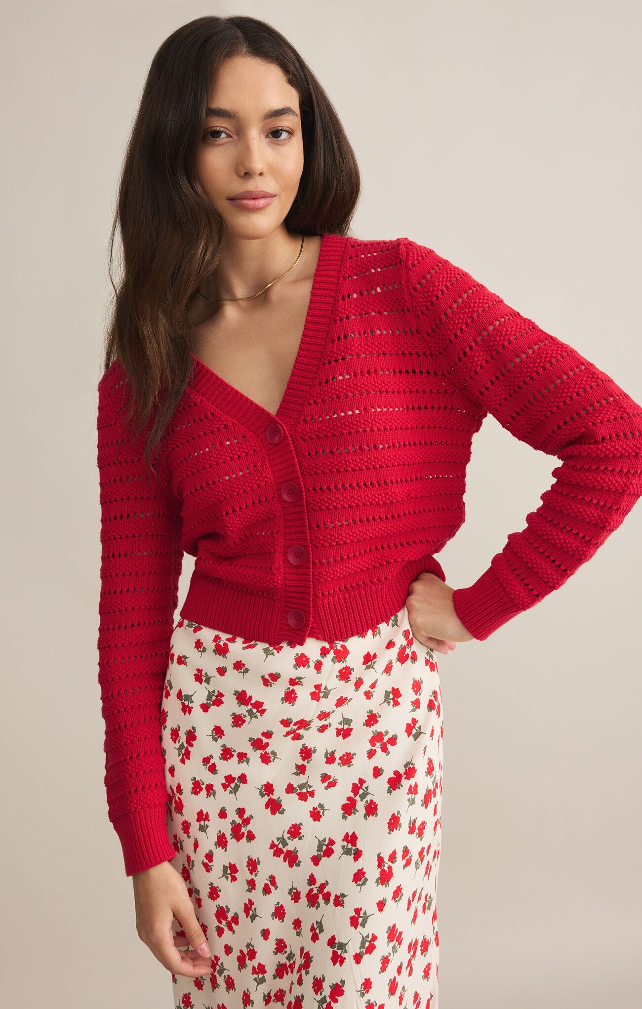 *FINAL SALE*Cherry Romance Cardigan