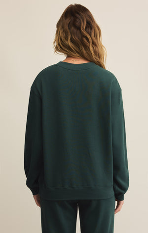 *FINAL SALE* Cyprus Green Boyfriend Sweatshirt