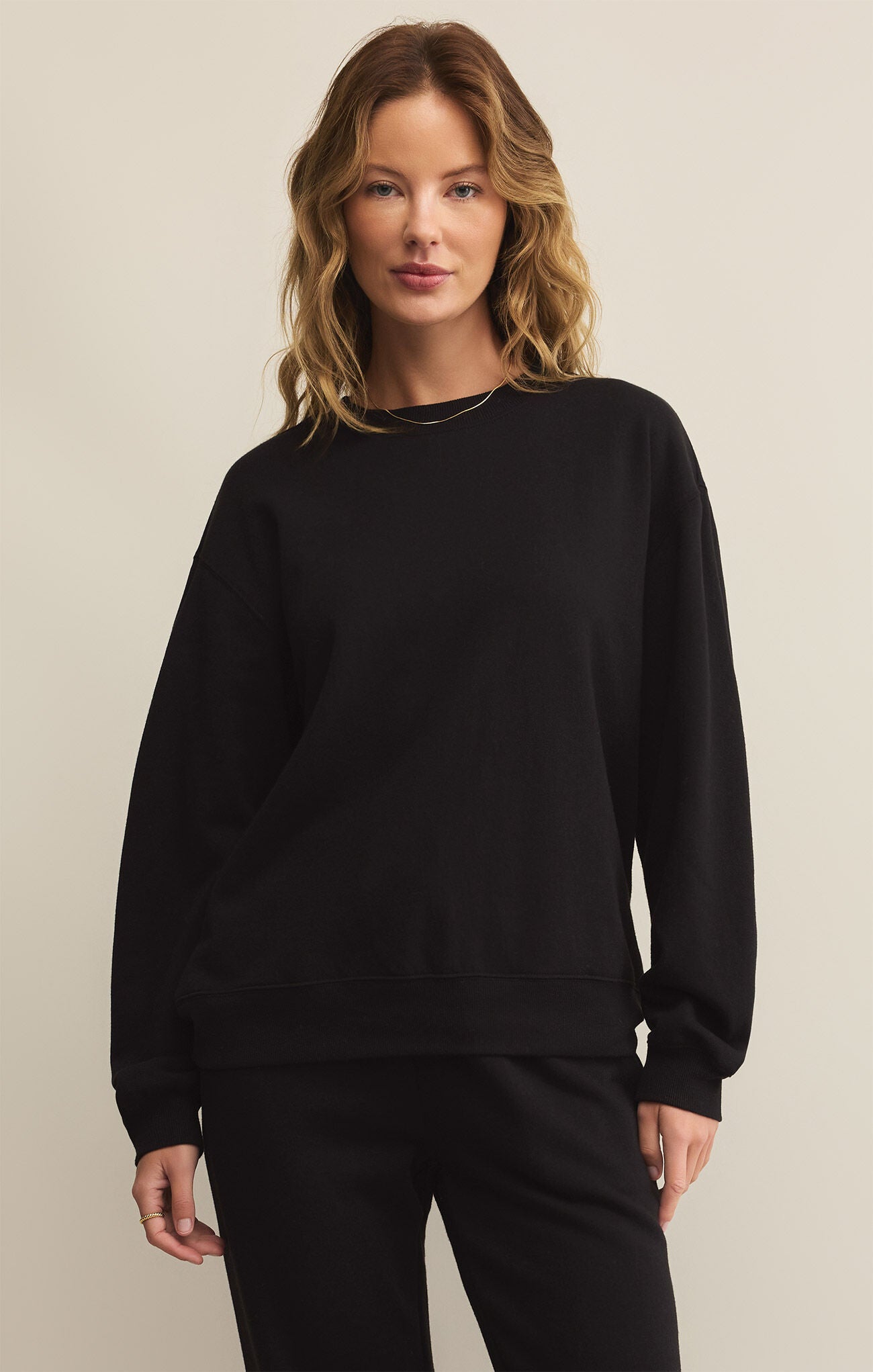 *FINAL SALE* Black Boyfriend Sweatshirt