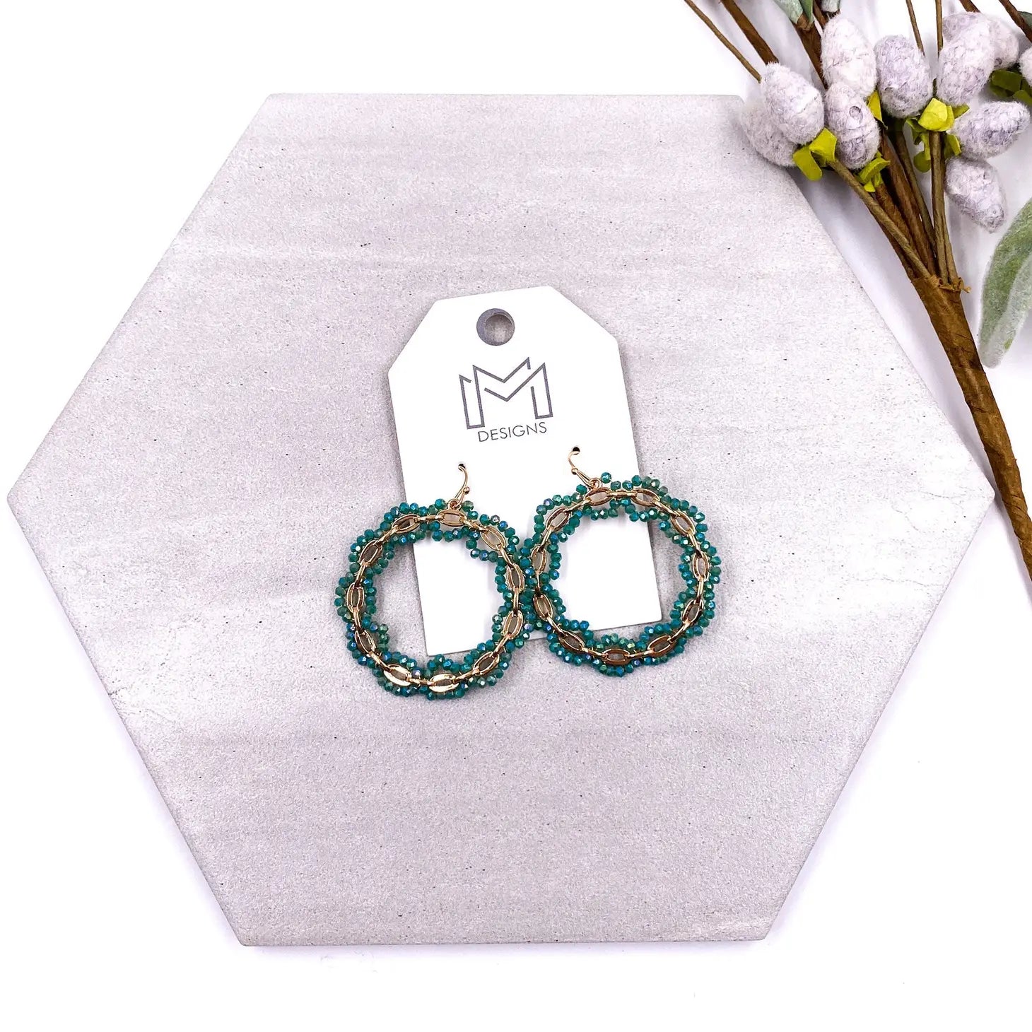 Chaney Earrings - Turquoise
