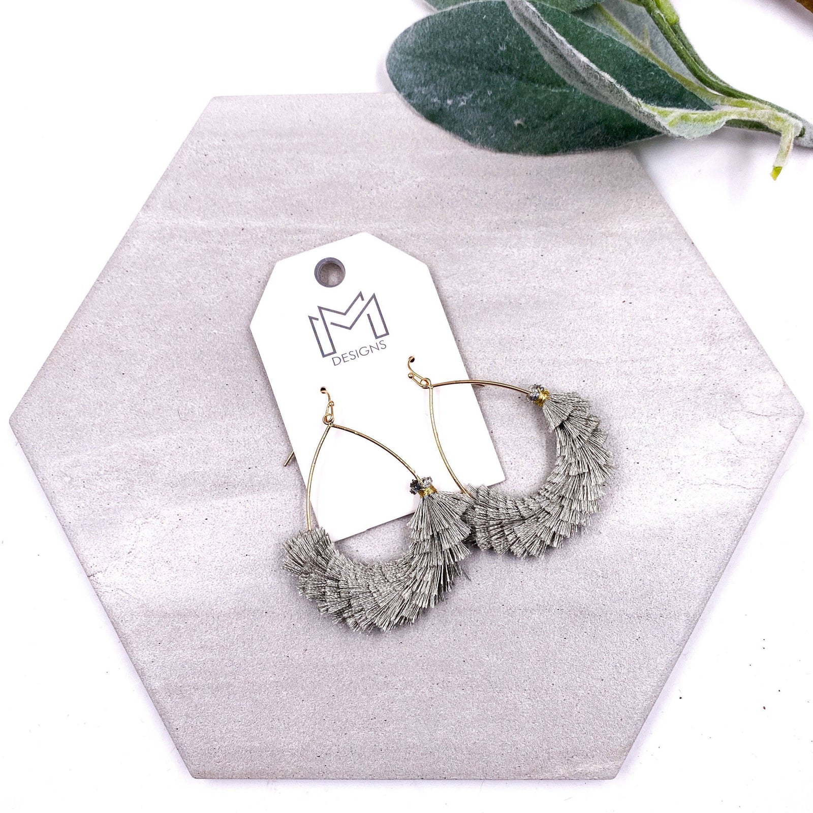 Cha Cha Earrings - Dusty Mint