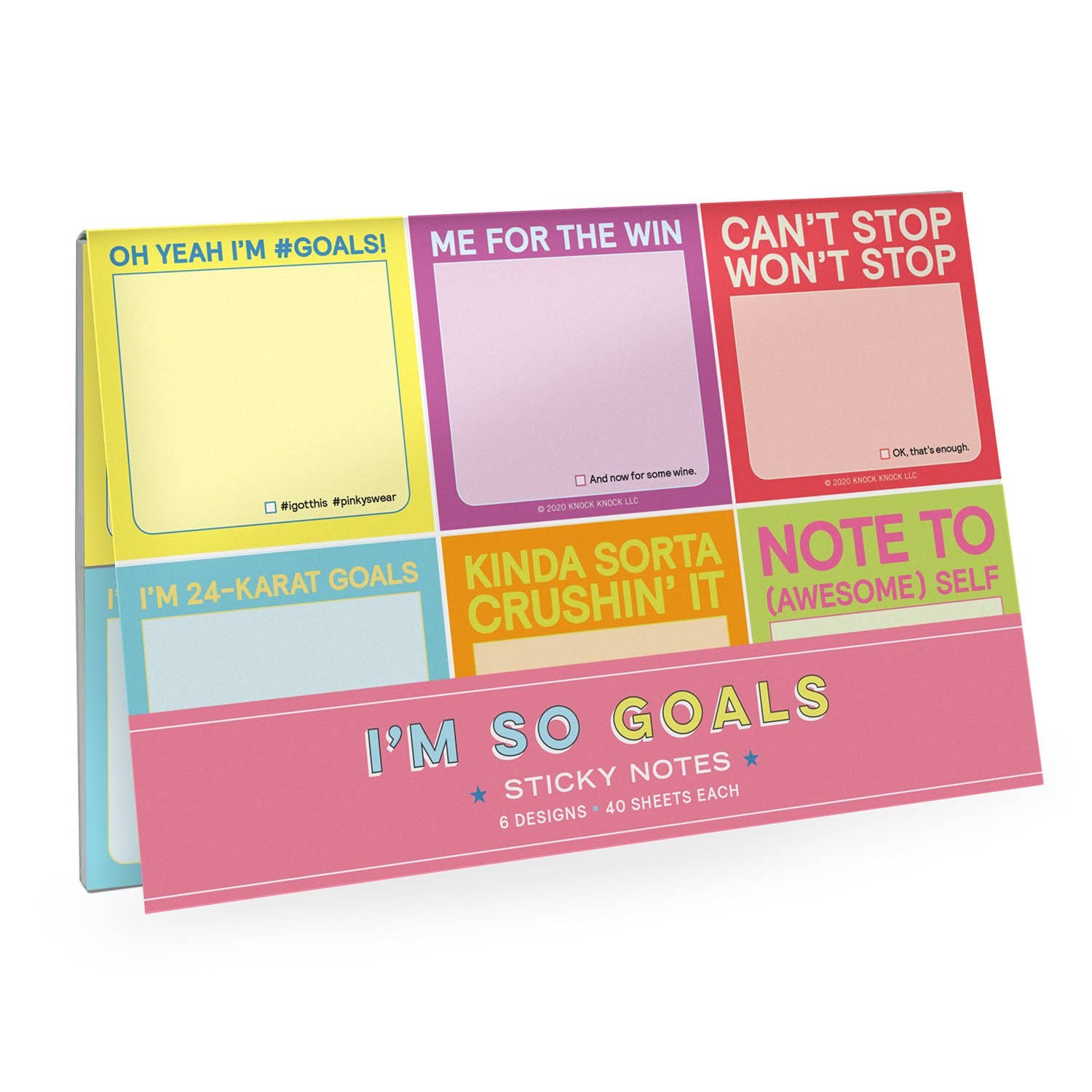 *FINAL SALE* I’m So Goals Sticky Packet Set