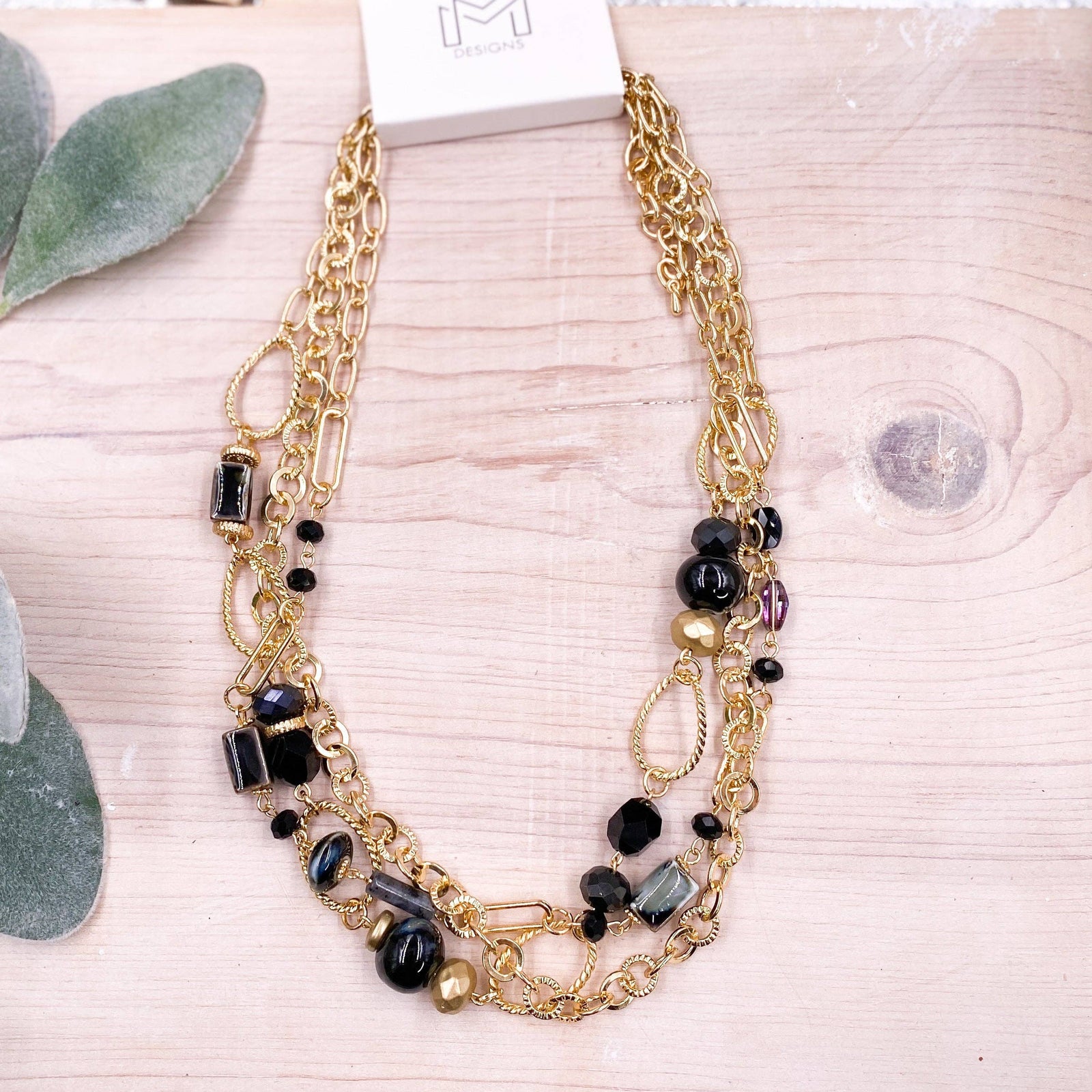 Stella Necklace - Black