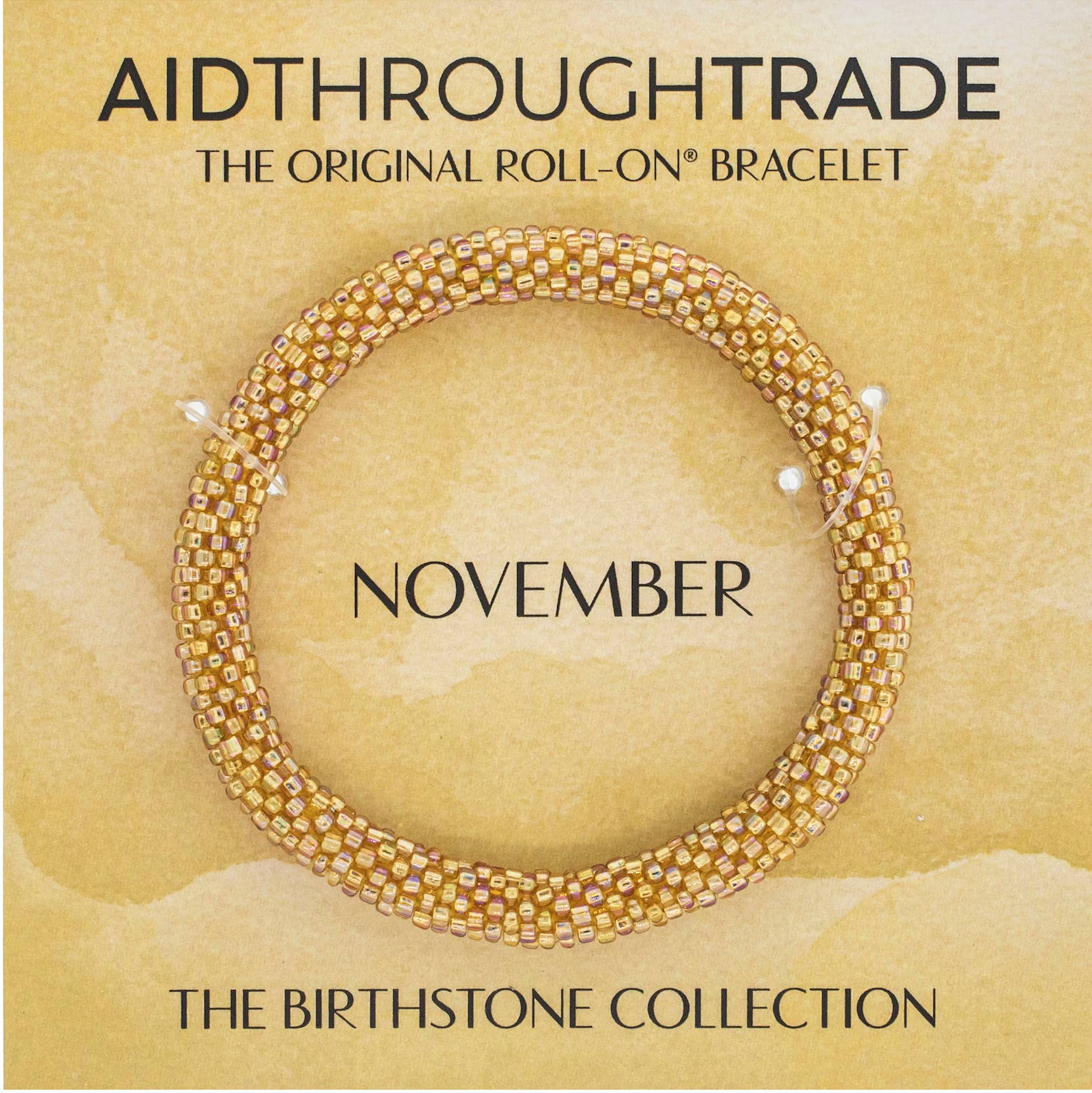 *FINAL SALE* November Birthstone Roll-On® Bracelet