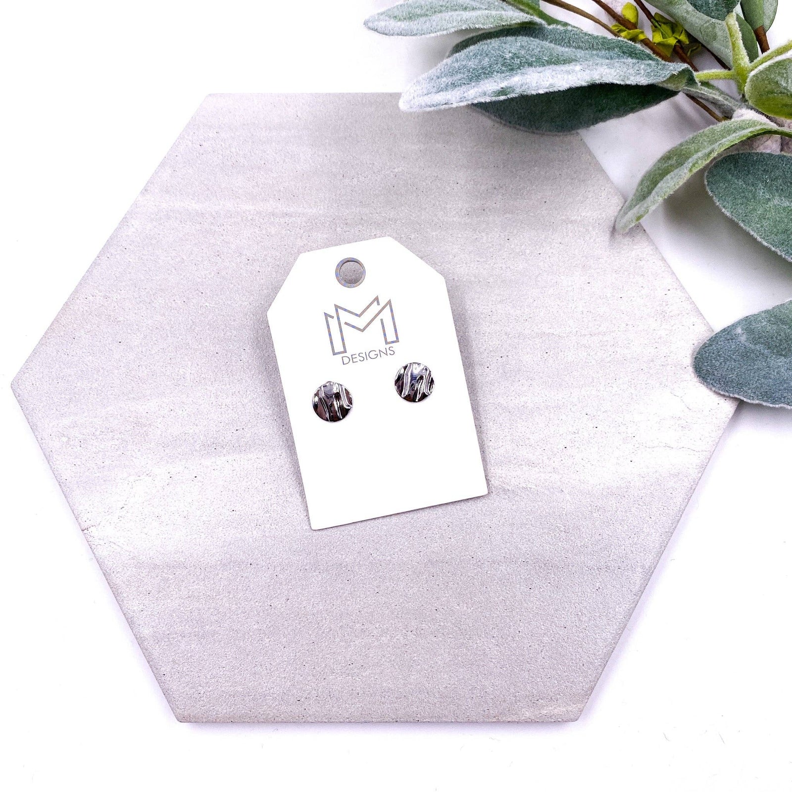 Circe Earrings - White Gold