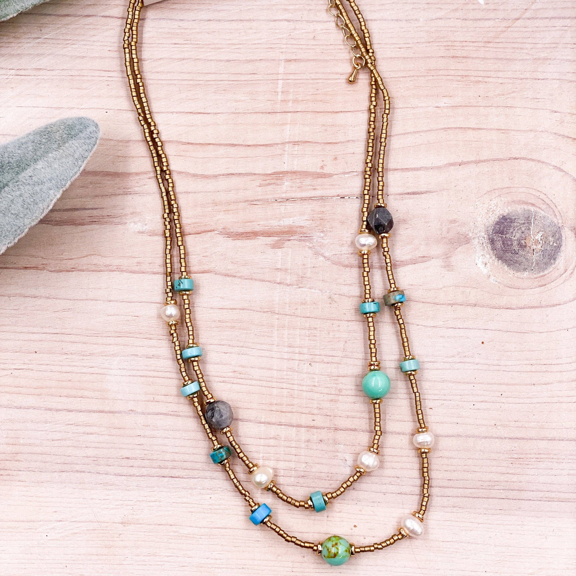 Luca Necklace - Turquoise