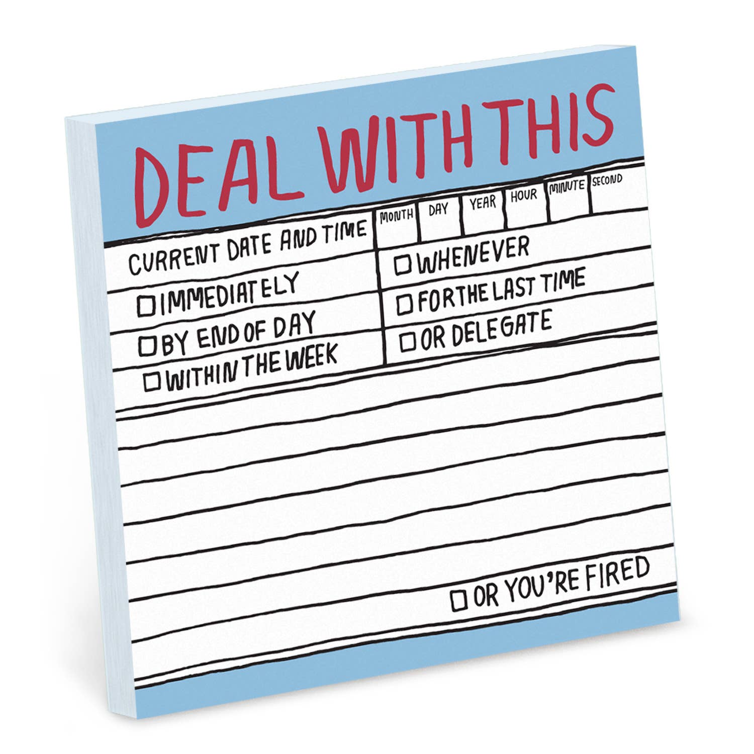 *FINAL SALE* Hand-Lettered Deal With This Sticky Notes