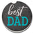 Best Dad Bulk Absorbent Stone Car Coaster (2pk)