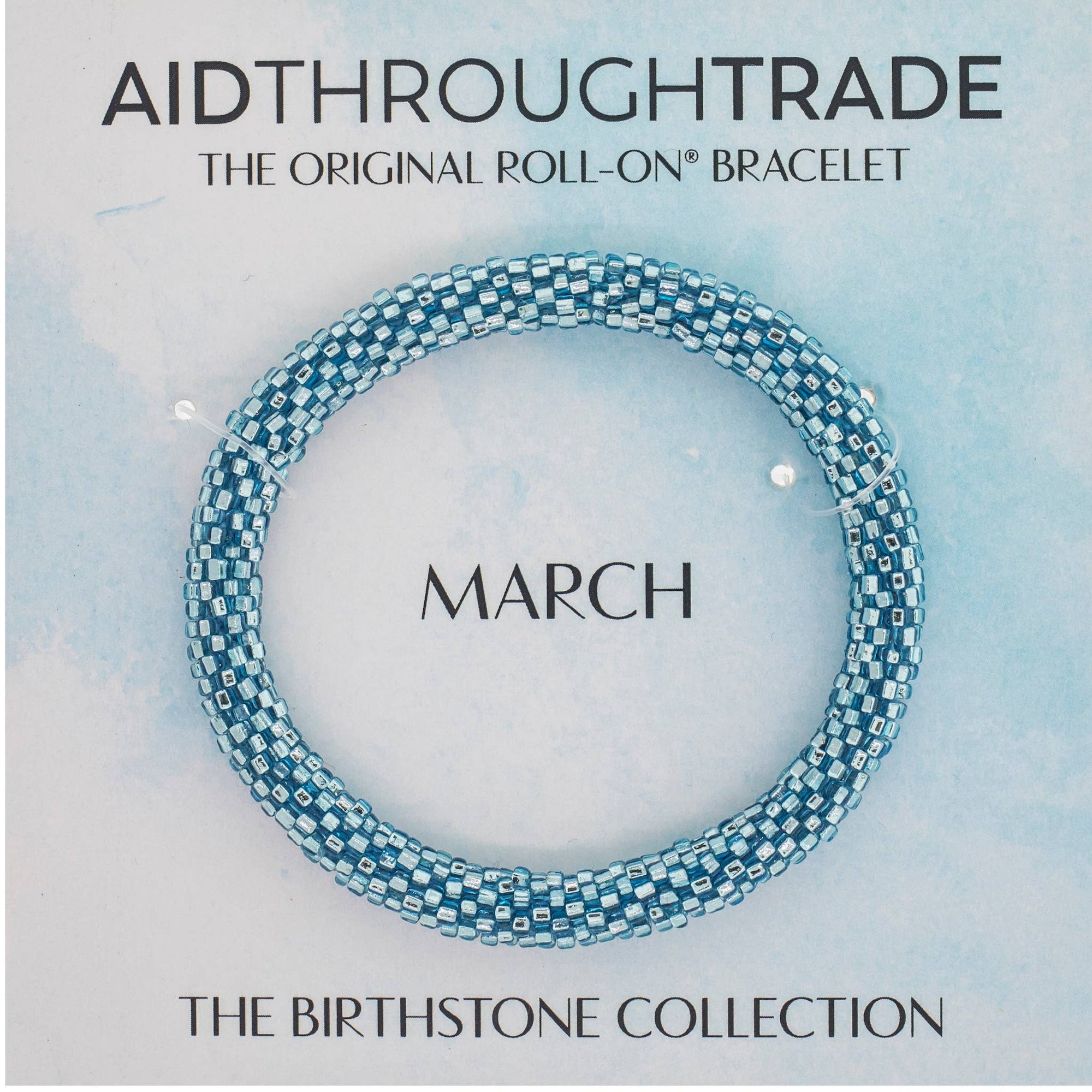 *FINAL SALE* March Birthstone Roll-On® Bracelet
