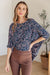 Essential Blouse in Navy Paisley