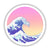 Ocean Wave Sticker
