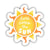 Here Comes the Sun Summer Sticker