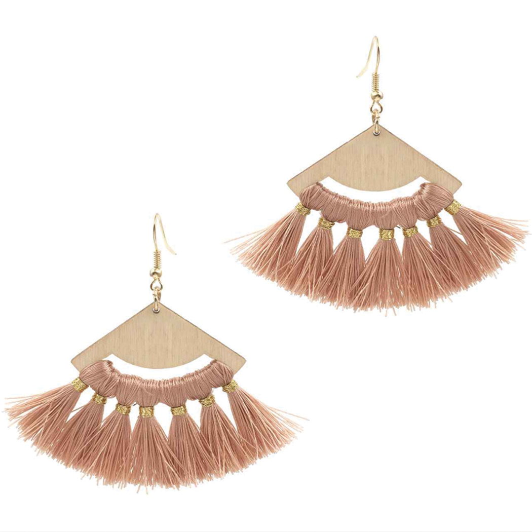Nell Earrings - Blush